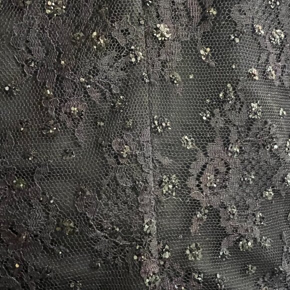 Scott McClintock Vintage Black Lace Formal Dress - Picture 2 of 6